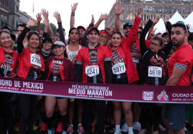 Se realizó la Carrera México Imparable en el Centro Histórico