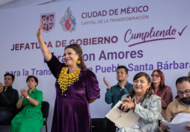 Con mejor iluminación e infraestructura infantil, Clara Brugada entrega obras para transformar pueblos en Azcapotzalco