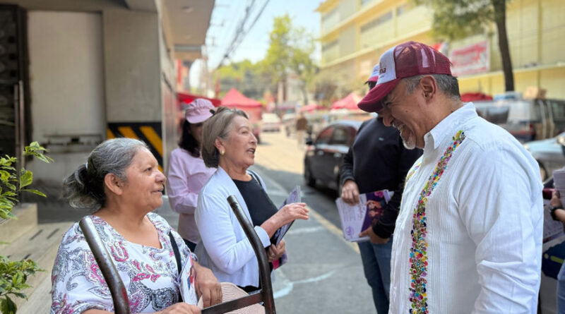 Pablo Trejo dialoga con vecinos y militancia de Morena en Iztacalco y destaca avances nacionales y locales