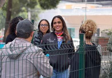 Ale Rojo de la Vega entrega rehabilitación del jardín Ignacio Chávez en la Doctores