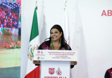 Abandera Clara Brugada a Selección de la Ciudad de México rumbo a la olimpiada nacional CONADE 2026 y anuncia apoyos para atletas y entrenadores