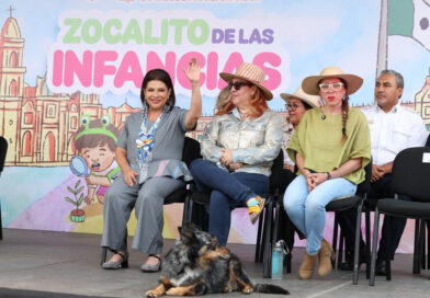 Inaugura Clara Brugada “Zocalito de las infancias” con más de 100 actividades para niñas y niños