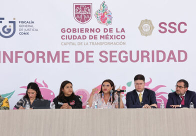 A 19 meses del inicio de este gobierno, los delitos de alto impacto siguen a la baja, asegura Clara Brugada; homicidios alcanzan su nivel más bajo desde 2022