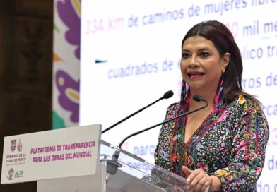 Clara Brugada presenta plataforma de transparencia para consultar las obras del mundial 2026; afirma que “el mundial se va, pero las obras permanecen”