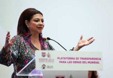 Es falso que FIFA haya ordenado el retiro del ajolote, símbolo de la ciudad, de las inmediaciones del estadio, asegura Clara Brugada; será reinstalado en otro espacio por protección civil