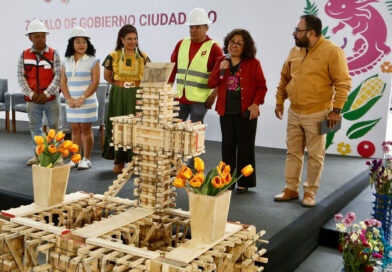 En audiencia ciudadana, reconoce Clara Brugada a trabajadores de la construcción y encabeza atención a más de 4 mil personas