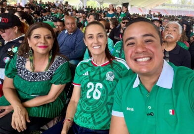 Miles vibran con el arranque del Mundial en la GAM junto a Sheinbaum, Brugada y Janecarlo Lozano