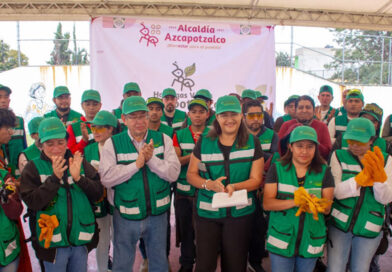 “Hormigas Verdes” llegan a Azcapotzalco para el cuidado de 235 espacios públicos