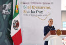 Alto a las armas, alto al fuego, la construcción de la paz comienza en las familias: Presidenta Claudia Sheinbaum hace llamado a sumarse al programa Sí al Desarme, Sí a la Paz