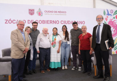 Comparte Clara Brugada experiencia de audiencias en el Zócalo de Gobierno Ciudadano con autoridades de Brasil