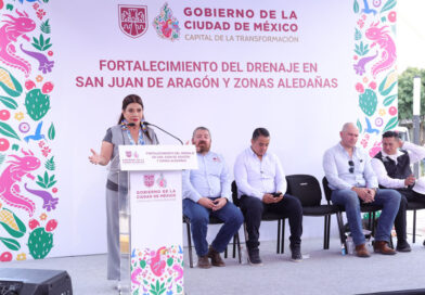 Cumple Clara Brugada compromiso con vecinos de San Juan de Aragón; invierte 165.7 MDP en ocho obras hidráulicas para evitar inundaciones