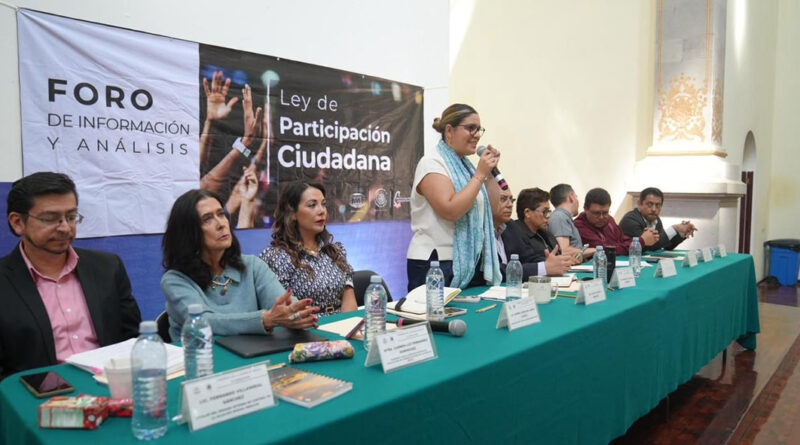 Señala Ceci Vadillo ausencia del PAN en el foro de la ley de participación ciudadana para escuchar propuestas de COPACOS