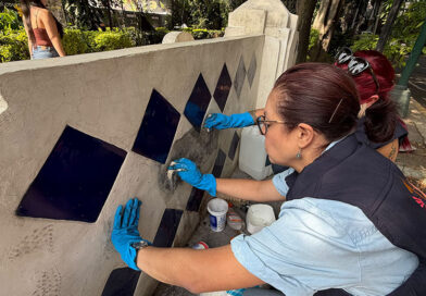 Alcaldía Cuauhtémoc restaura monumentos e inmobiliario urbano vandalizados