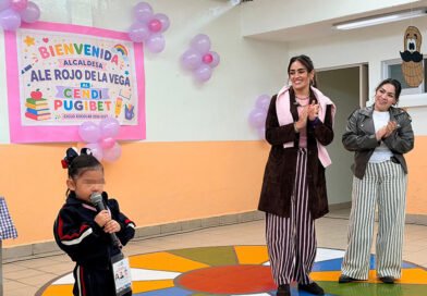 Ale Rojo de la Vega visita CENDI PUGIBET tras el regreso a clases; llama a cuidar y recuperar estos espacios