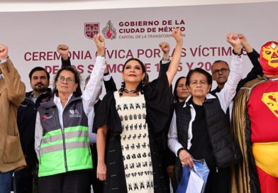Rinde Clara Brugada homenaje a víctimas de los sismos del 85 y 17, y reitera: “Nuestro compromiso es invariable, la reconstrucción termina cuando la última familia regresa a casa”