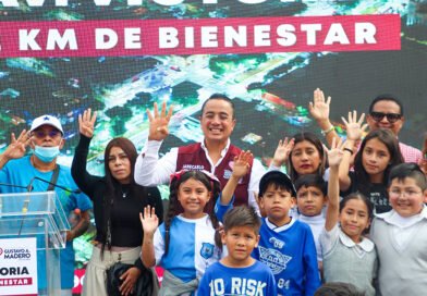 Janecarlo Lozano inaugura Sendero de Paz en camellón de Victoria