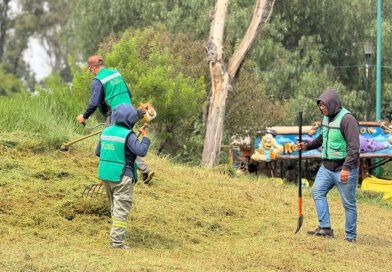Hormigas Verdes refuerzan atención del Parque Tezozómoc en Azcapotzalco