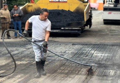 En 24 horas, 1300 metros cuadrados adicionales de bacheo en calles de Azcapotzalco
